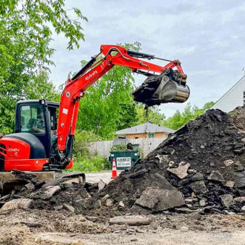 Excavating Driveway - Northeast Ohio Demolition