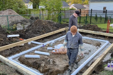 Shed Pad in Kent Ohio